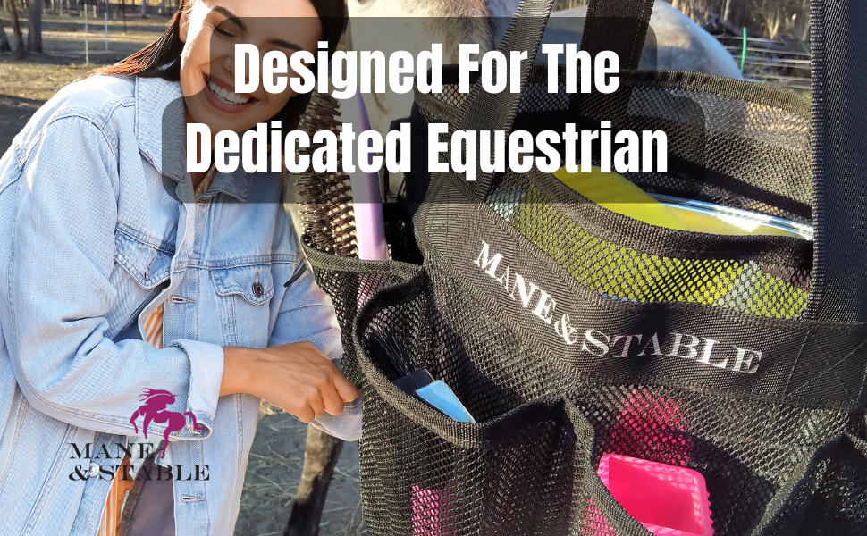 Mane & Stable Horse Grooming Tote