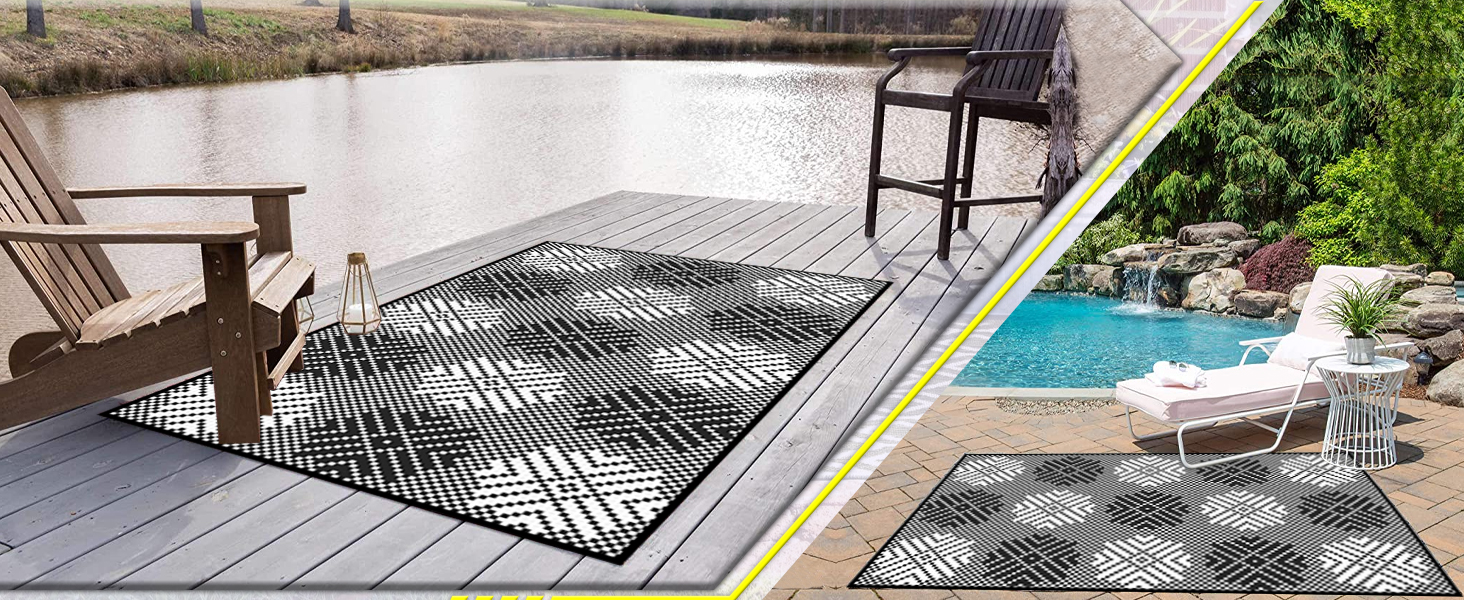 outdoor rug waterproof patio garden mat reversible tent carpet outside summer beach picnic blanket