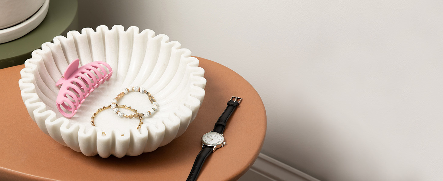 wavy decorative bowls for coffee table