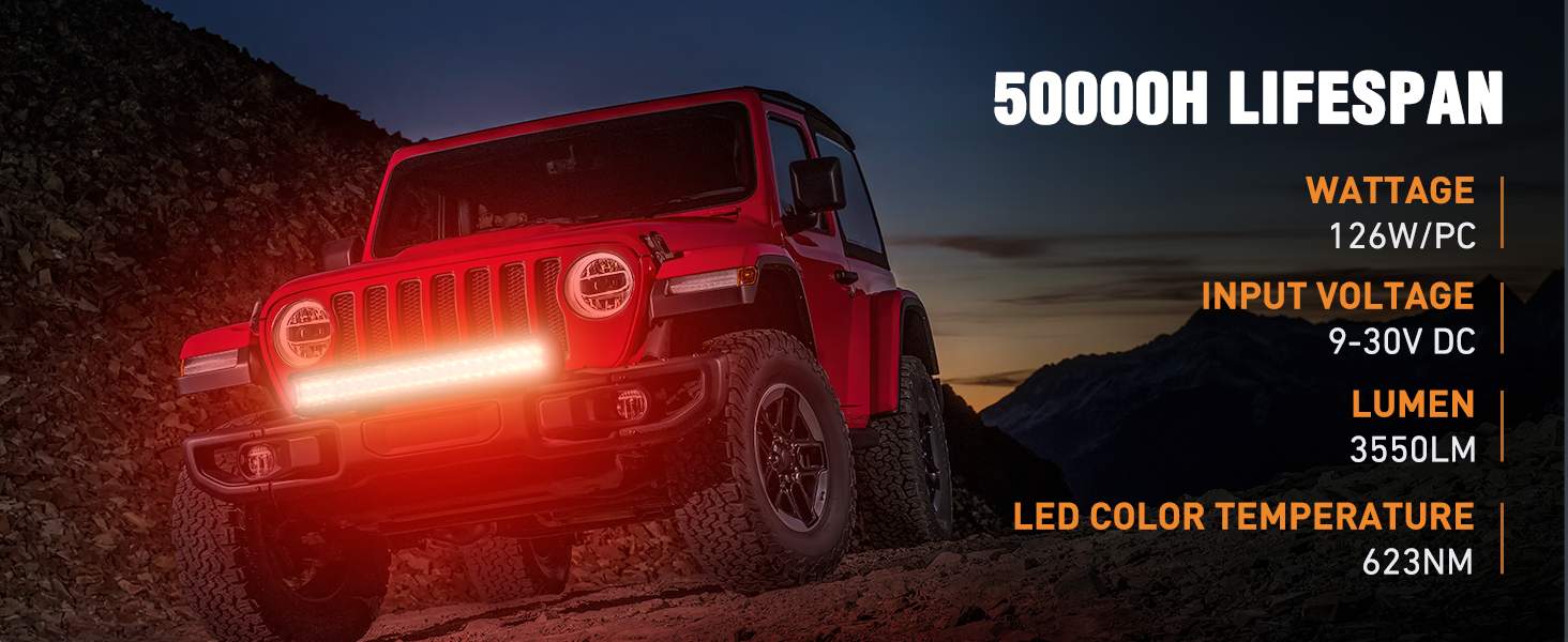 20inch 126w LED light bar