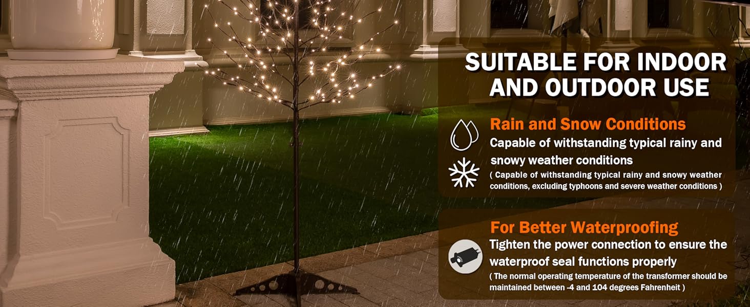 Cherry Blossom Tree,Garden lights,Courtyard landscape lights,LED lights,Waterproof lights