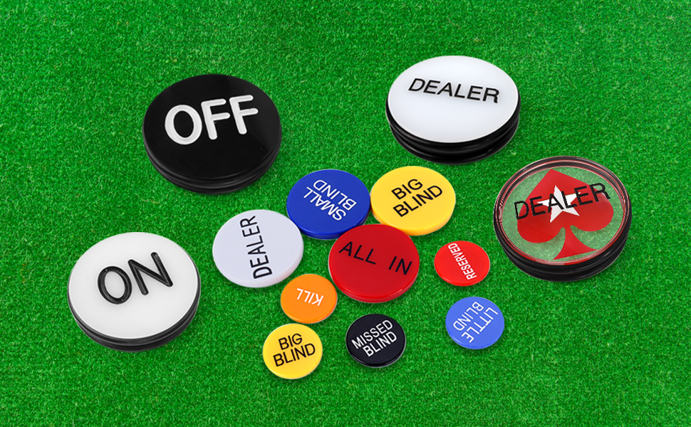 GSE 3" DoubleSided Casino Grade Acrylic Craps ON/Off Puck