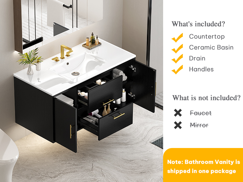 Amazon.com: YITAHOME 36 Inch Floating Bathroom Vanity with