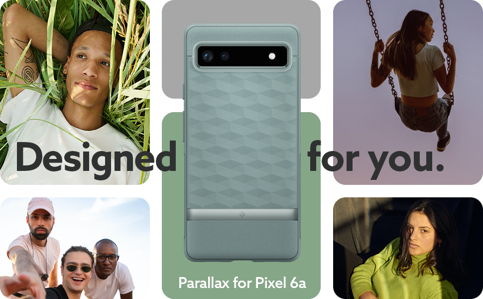 Pixel 6a Parallax - Sage Green