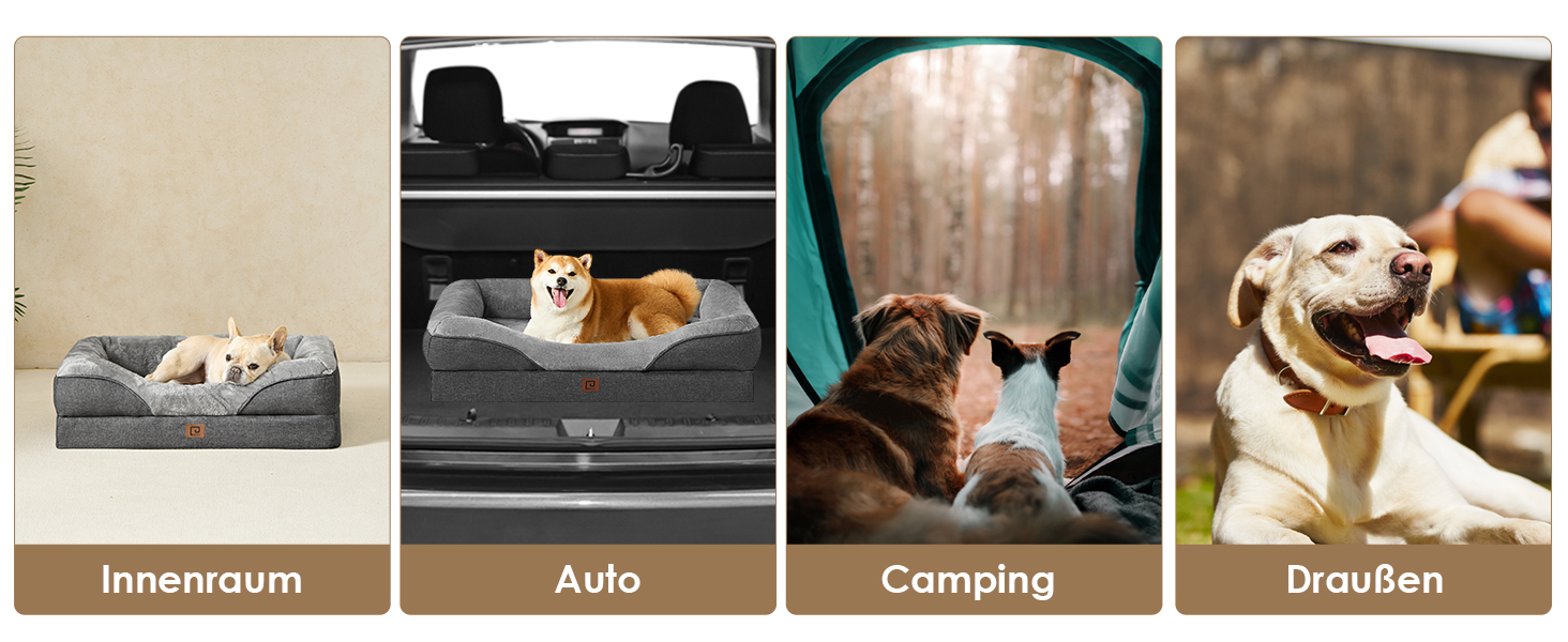 4-sided dog sofa bed