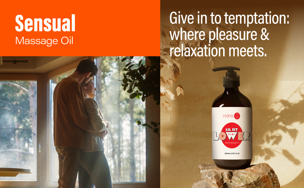 H’ana Sensual Massage Oil for Couples Bedtime Romance (200 ml