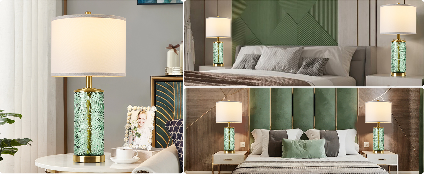 green glass table lamp 9