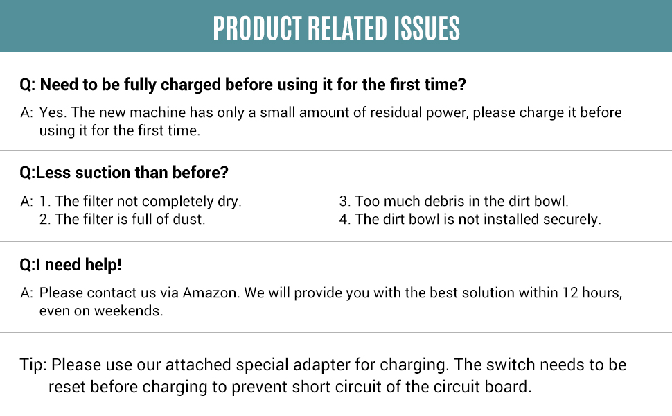 DOFLY Handheld Vacuum Cordless, 10000PA Strong Suction Hand Vacuum