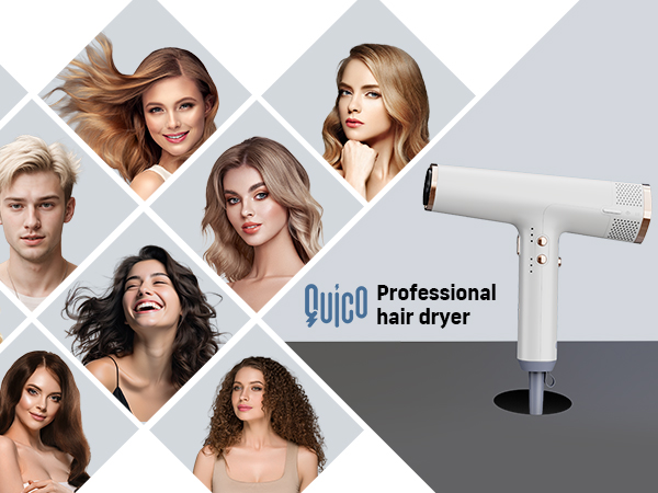 Amazon.com : Quico Hair Blow Dryer, 1875W High-Speed BLDC