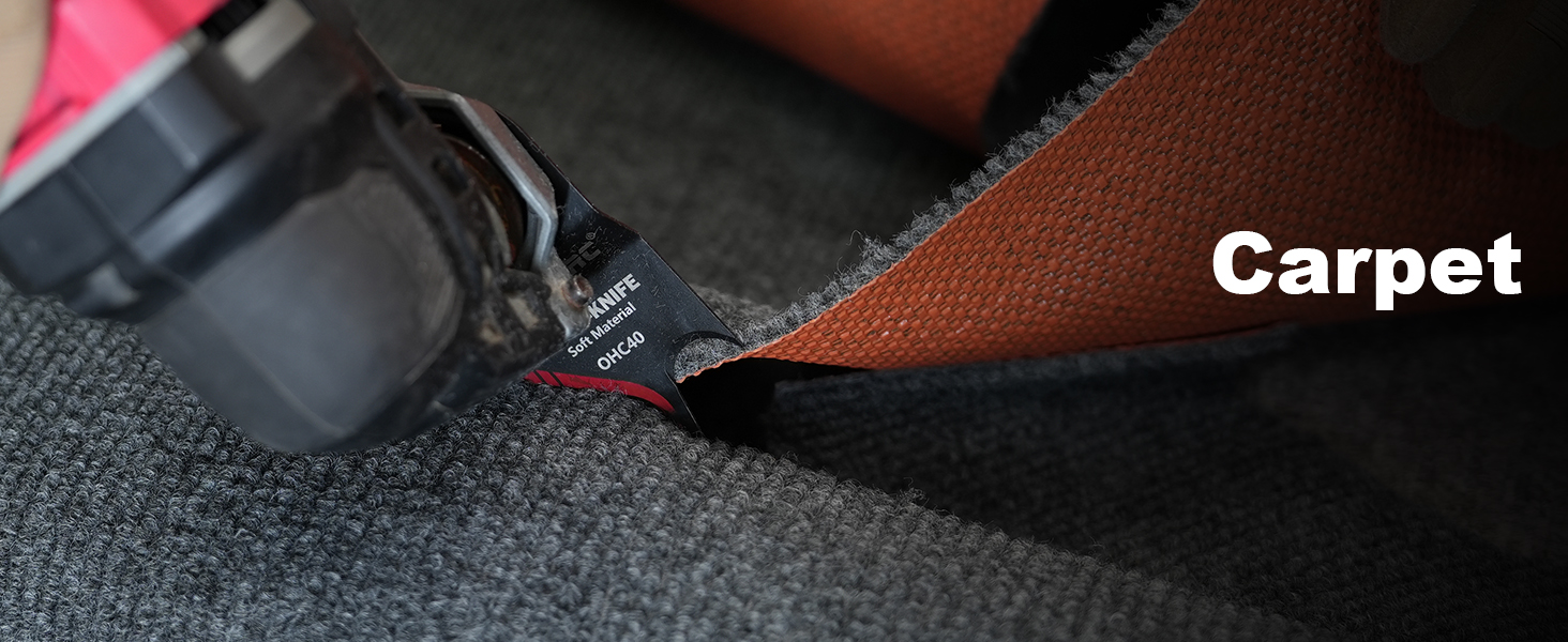 EZARC Oscillating Multi tool Hook Knife Blade, 3PCS Multitool Saw Blades for Cutting Soft