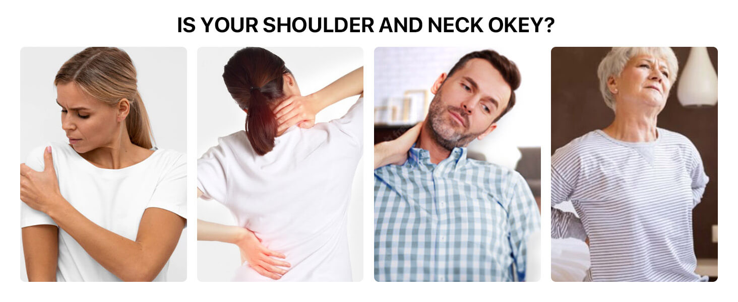 Cordless Neck and Shoulder Massager with Soothing Heat