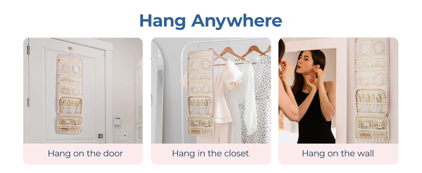 BAGSMART Travel Jewelry Case