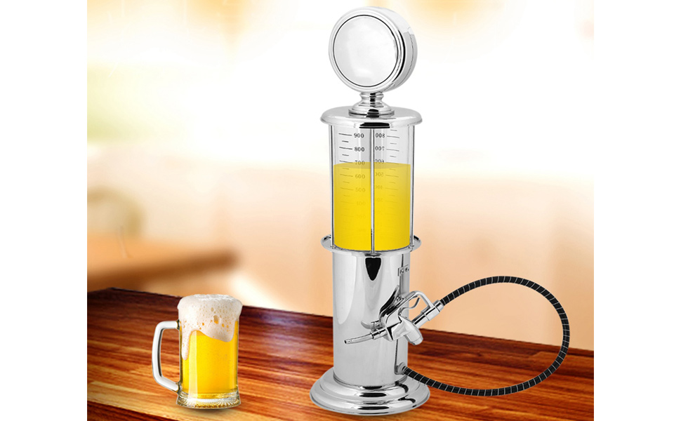 Amazon.com | Lwuey Gas Pump Dispenser, Single Gun Beer Dispensers Gas ...