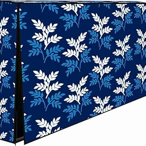 Tv Covers LCD Tv Cover Blue patti Tv Cover