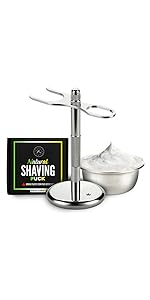 Safety Razor &amp; Brush Stand Kit