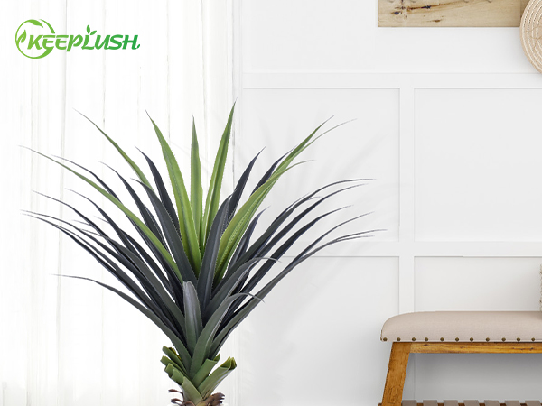 新品Mサイズ kaitlynSepia Agave Amazon.com: Keeplush 3ft Artificial Spiked Agave Plant, 36
