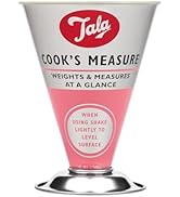 Tala Pink 1950'S Retro Cook Measure, Alternative and Easy Way to Measure a Wide Range of Food Pro...