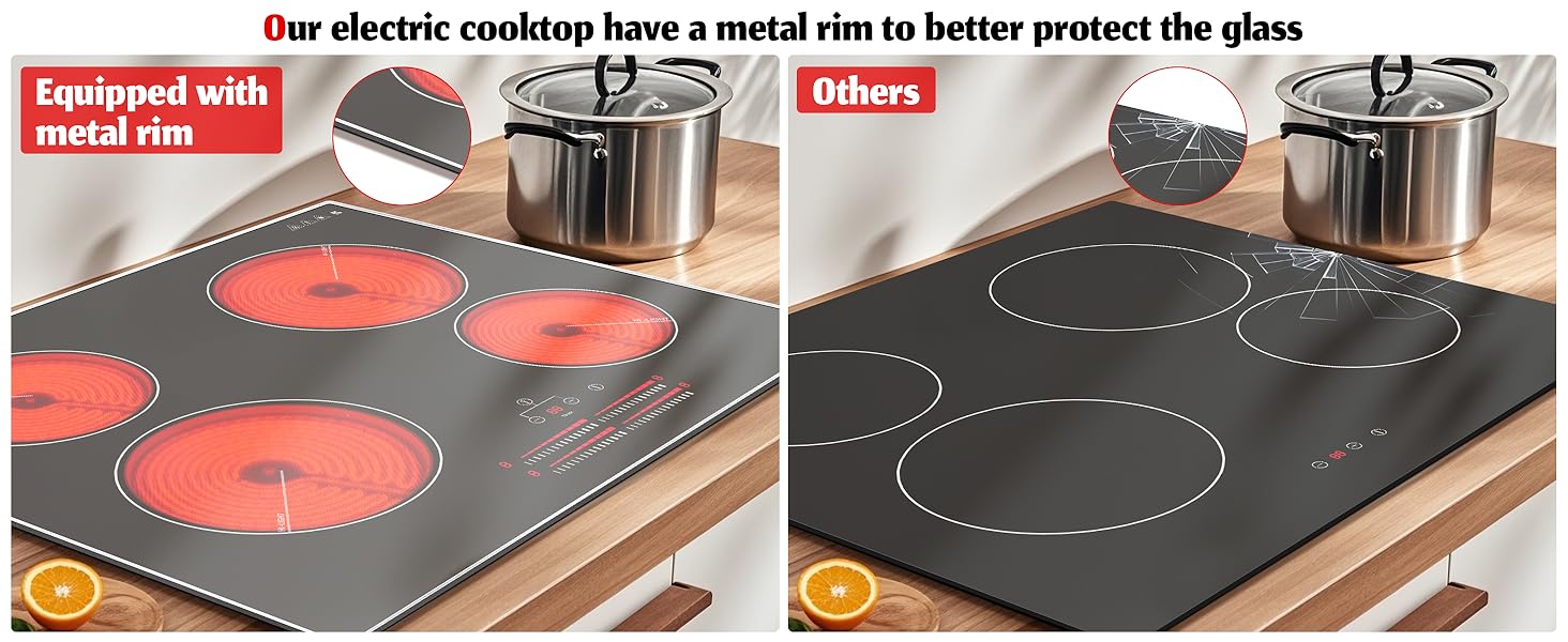 built-in electric cooktop