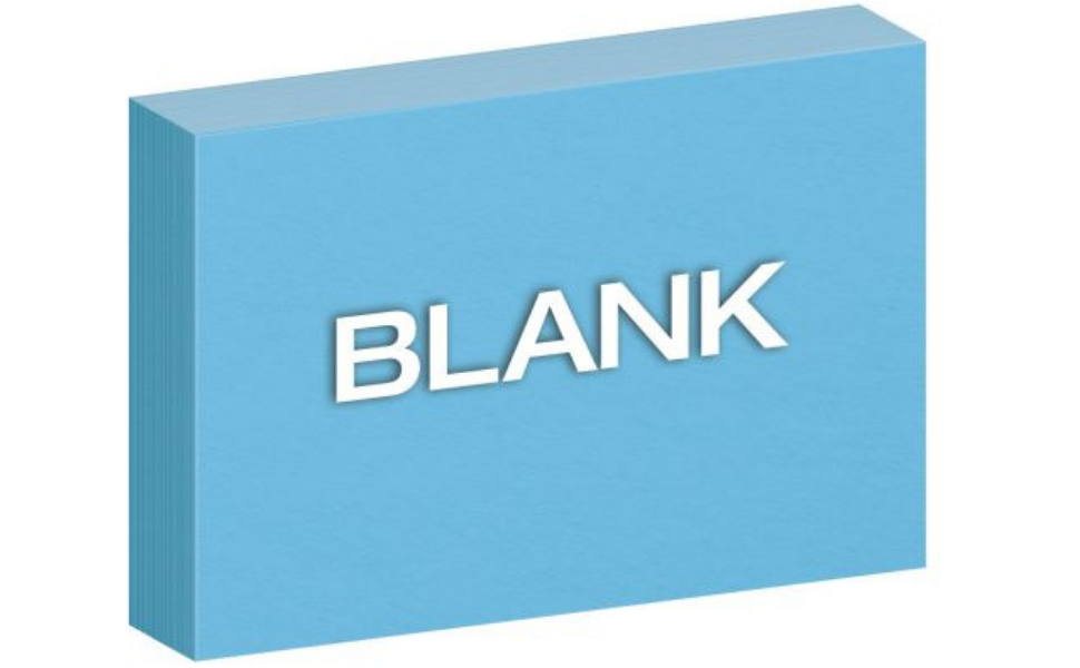 1InTheOffice Blank Index Cards 4x6, Index Cards Blank