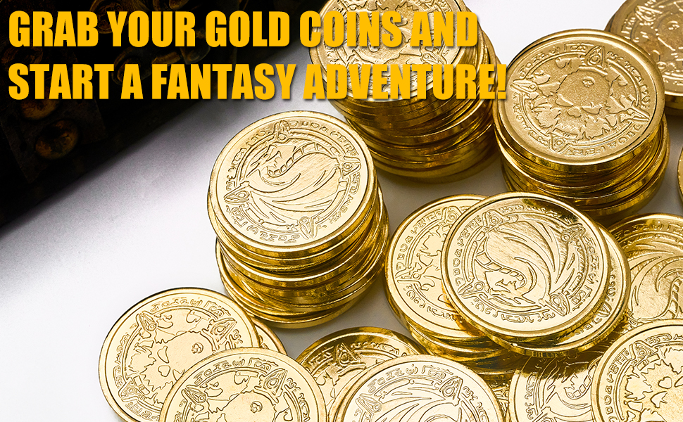 Metal Pirate Gold Coins