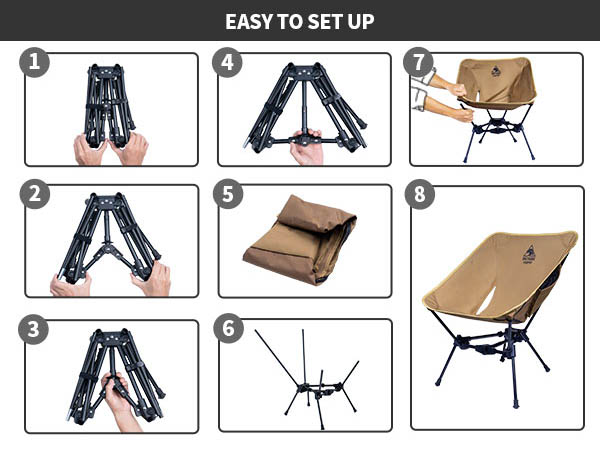 Amazon.com: ONETIGRIS Tigerblade Camping Chair, Lightweight