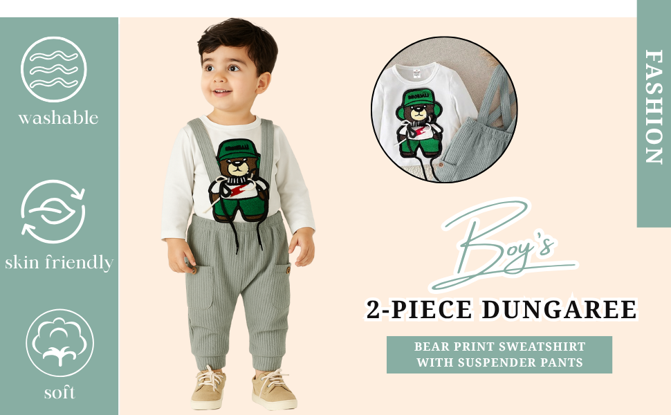 KIDS DUNGREE | 2 piece outfit 