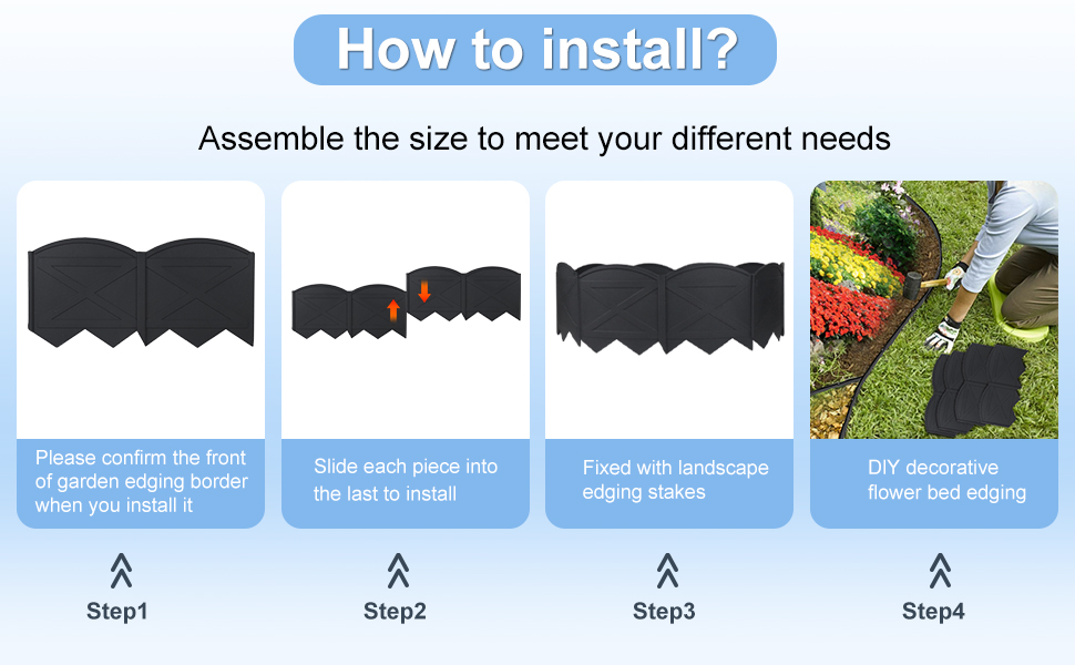 no dig edging for landscaping