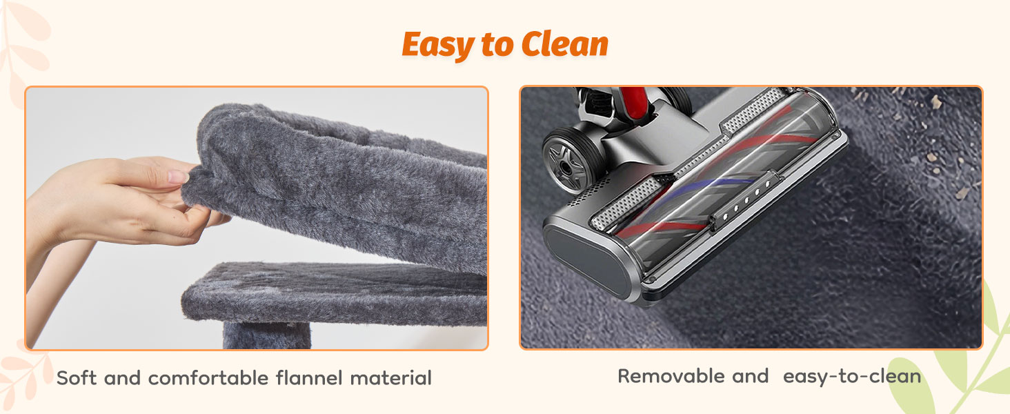 Taoqimiao Large Cat Tree，73-Inch Cat Tree Tower 