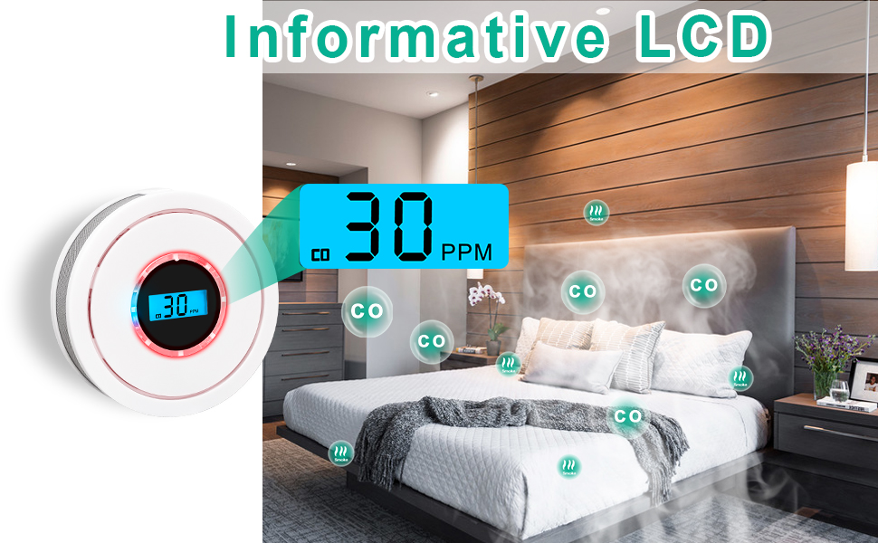 Combination Smoke Alarm and Carbon Monoxide Detector