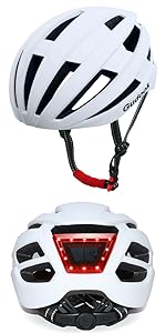 Fahrradhelm mit Licht