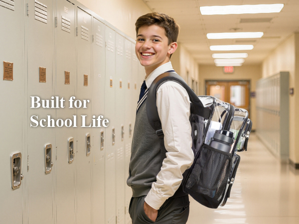 clear book bag large clear backpack plastic backpack clear backpack for boys