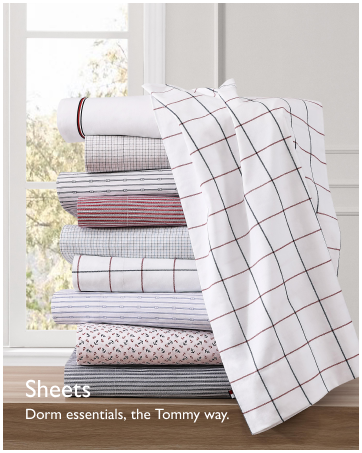 tommy hilfiger dorm essentials