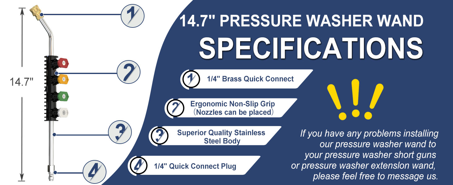Pressure Washer Gutter Cleaner Attachment Angled Pressure