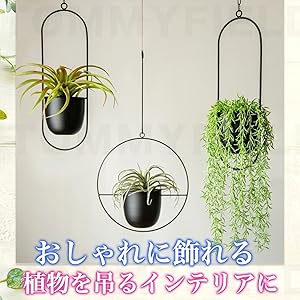 Amazon.co.jp: TOMMYFIELD プランター 植木鉢 ハンガー