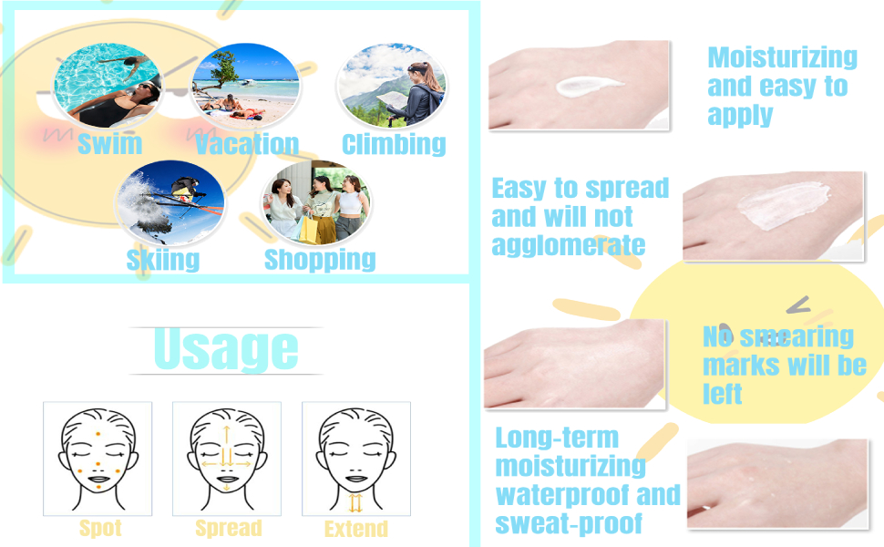 ANKROYU Sunscreen Packets, SPF 46 Mini Sunscreen Bulk Travel Size