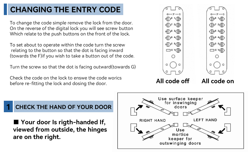 Entry Door Lock