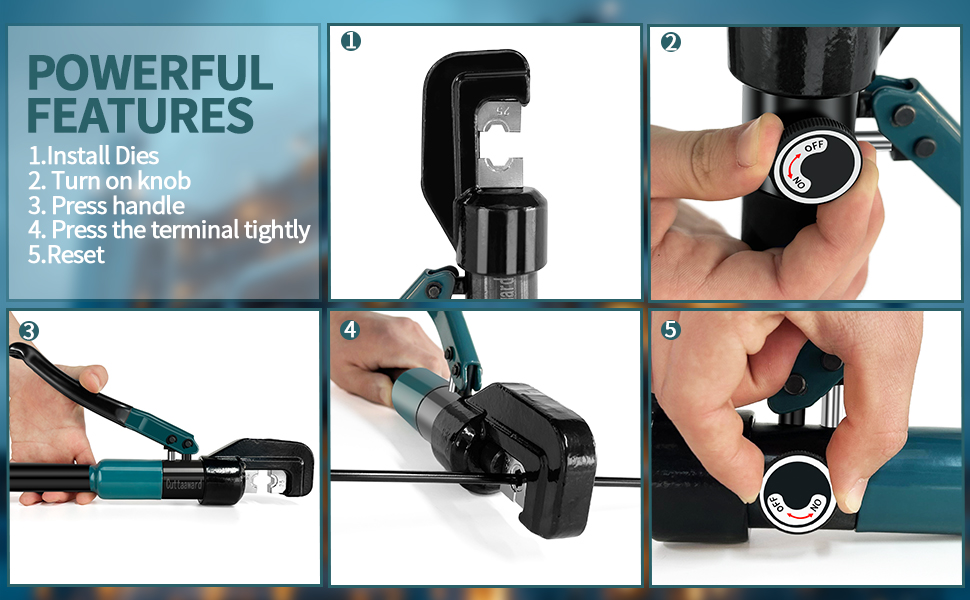 hydraulic crimping tool