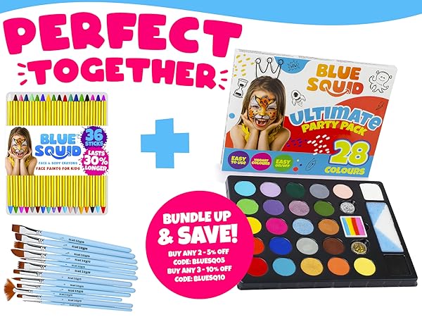 face paint kit for kids face painting set childrens paint art facepaint facepainting gift halloween