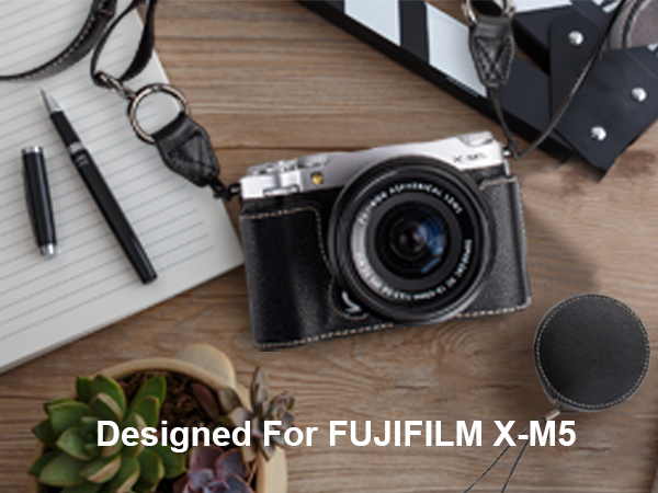 Amazon.co.jp: VOVMOEYA カメラケース For Fujifilm X-M5，レンズ