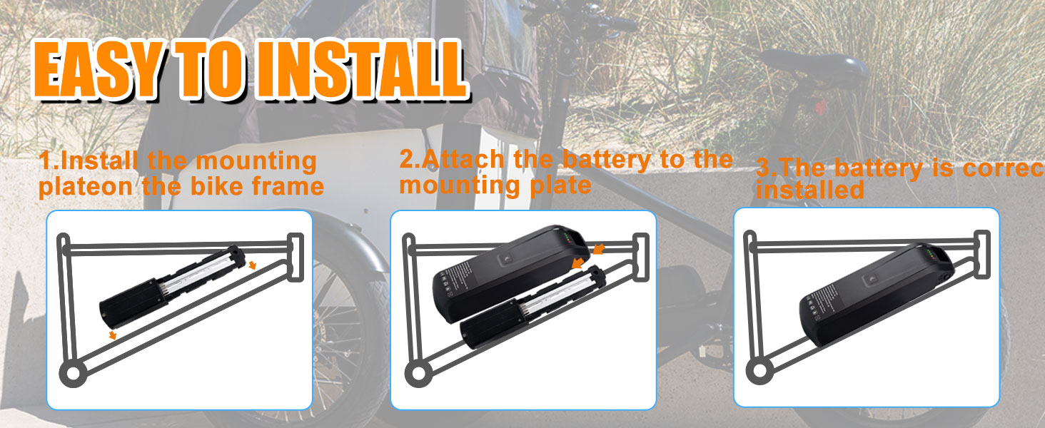 Electirc Bike Battery 48V 36V 52V 10AH 15AH 20AH