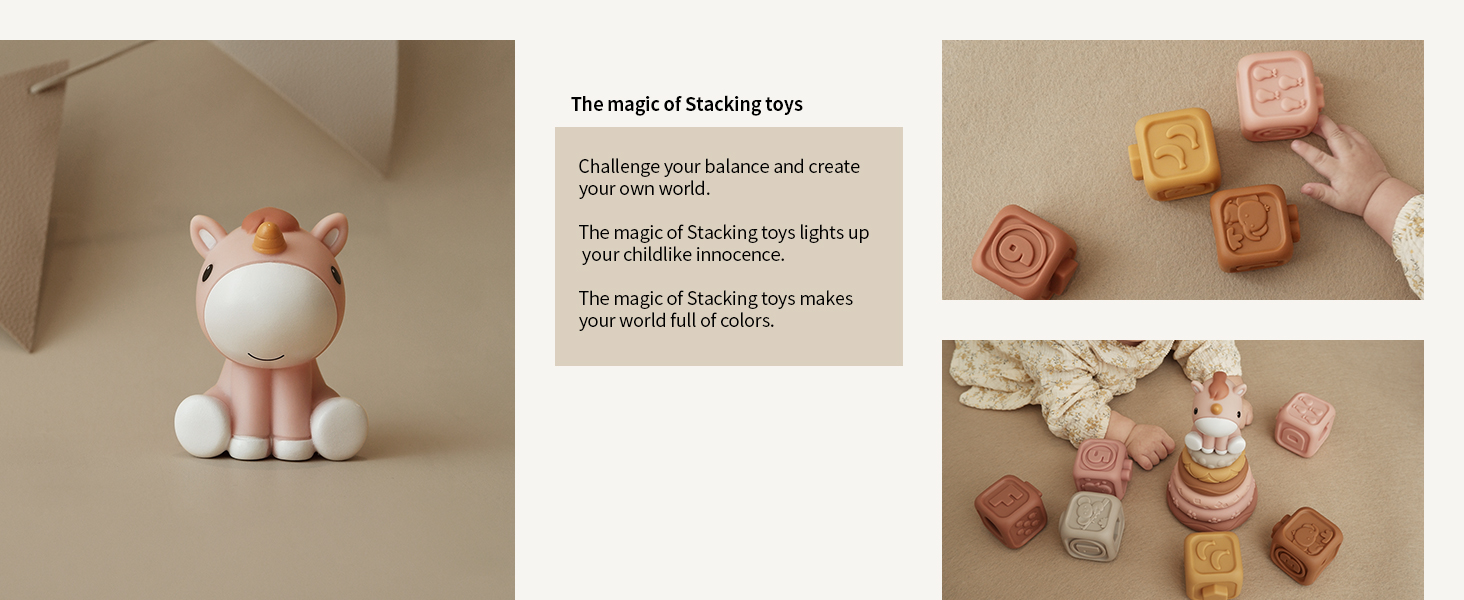 Building Blocks Stacking Rings Baby Toys