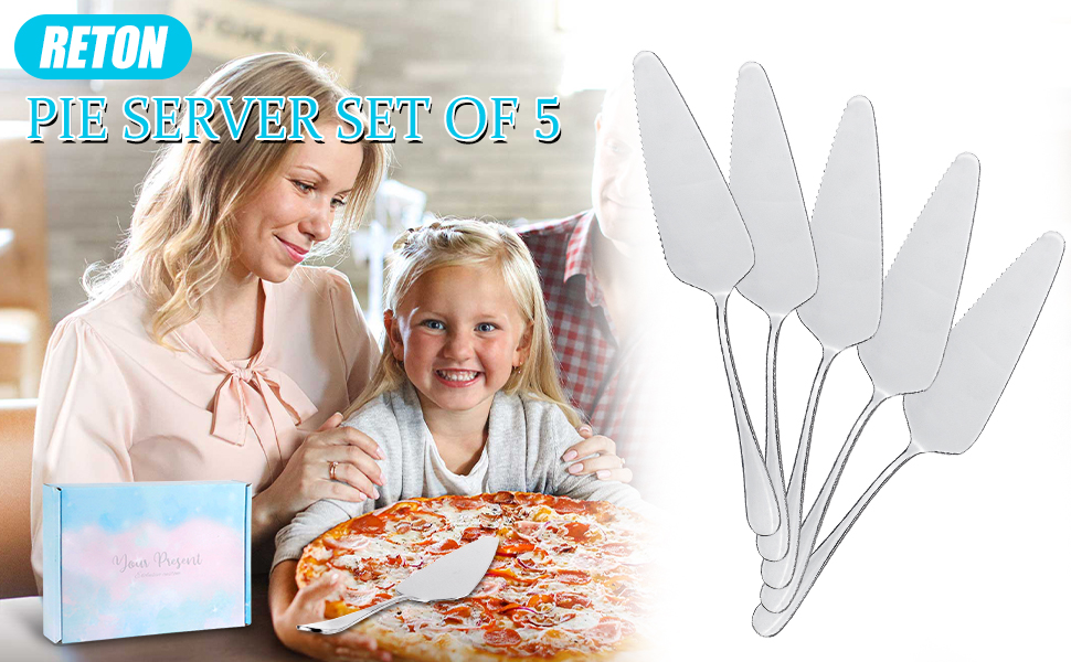stainless steel pie server