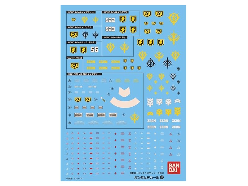 バンダイ ガンダムデカール UCシリーズ 1/144 ガンダムデカールDX 02 機動戦士ガンダムUC MS用 【1/144
