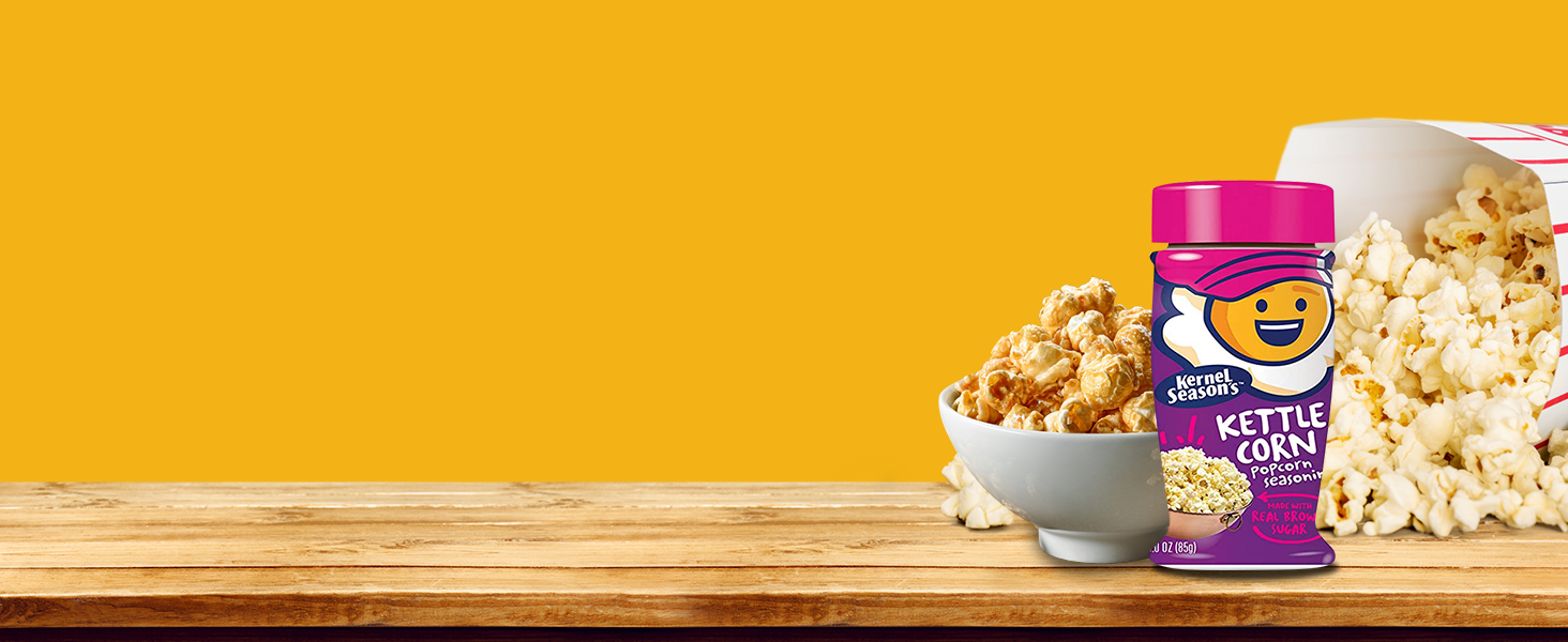 Mini Popcorn Seasoning Variety Pack. Includes 60.9 Oz of