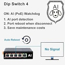 Hardened PoE+ Ethernet Switch Din-Rail Ethernet Switch 4+1 SFP Gigabit Network Switch