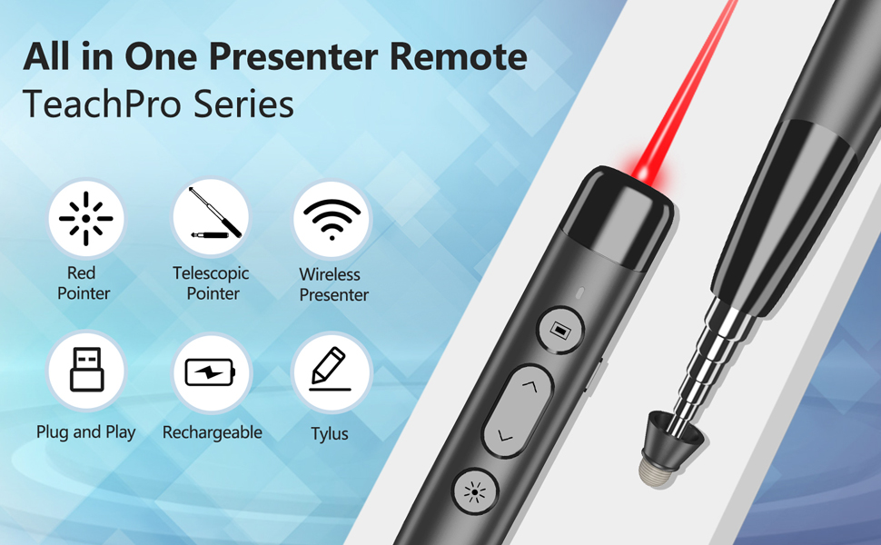 Wireless Presenter Clicker Remote