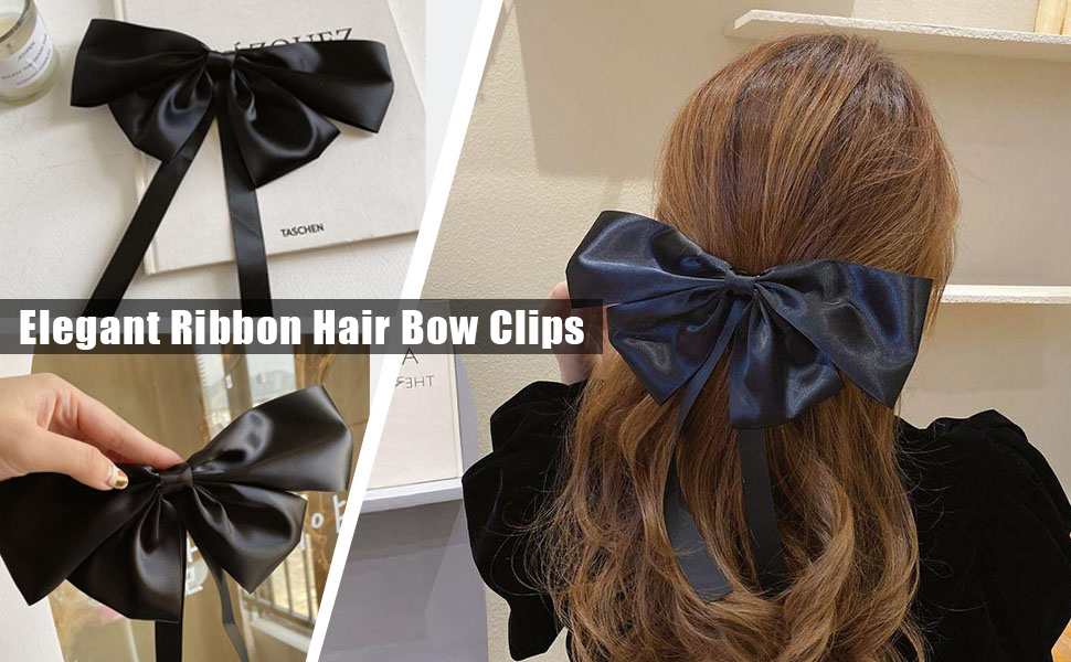 Haarschleifen Clips Groß