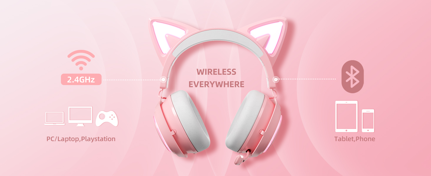 Bluetooth wireless and 2.4Ghz wireless