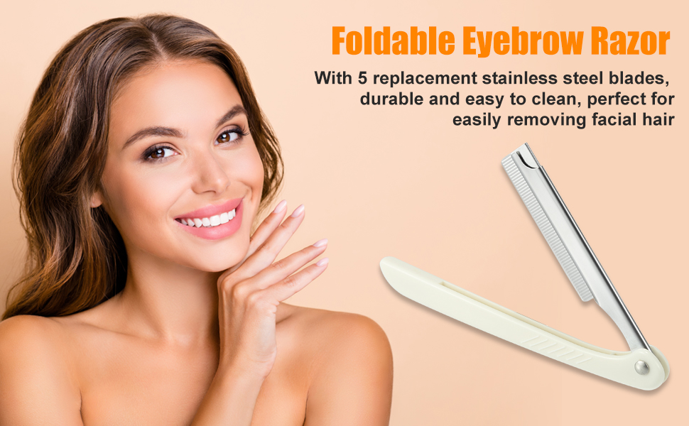 VOCOSTE Eyebrow Razor for Women, Removeable Face Razor