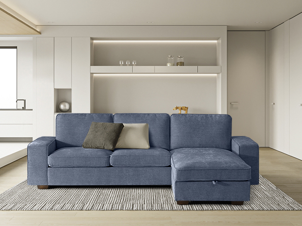 Amazon.com: ASHOMELI 99“ Convertible Sectional Sofa,L Shaped